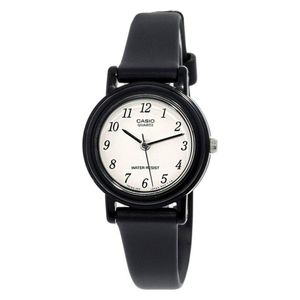 Casio Watch LQ-139BMV-1BLDF For Women - Analog Display, Resin Band - Black