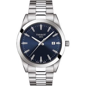  Tissot Watch T1274101104100 For Men - Analog Display, Stainless Steel Band - Silver 
