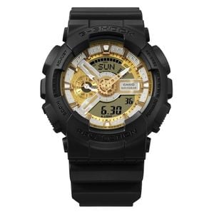  Casio Watch For Men - Analog Display, Resin Band - Black 