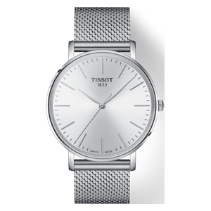  ساعة تيسوت للرجال T1434101101100 - عرض بعقارب, سوار من ستانلس ستيل - سلفر 