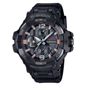  ساعة كاسيو للرجال GR-B300EC-1ADR - عرض بعقارب, سوار من راتنج - اسود 