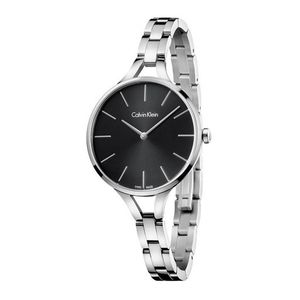  Calvin Klein Watch K7E23141 For Women - Analog Display, Stainless Steel Band - Silver 