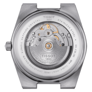  Tissot Watch t1374071104100 For Men - Analog Display, Stainless Steel Band - Gray 