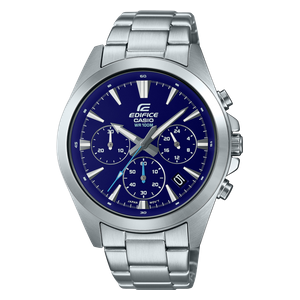  Casio Watch For Men - Analog Display, Stainless Steel Band - Silver 