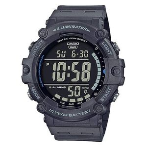  Casio Watch AE-1500WH-8BVD-F For Men - Digital Display, Resin Band - Gray 