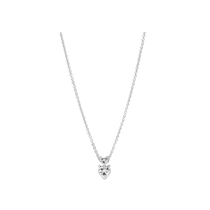Pandora Heart Shape Necklace - Silver