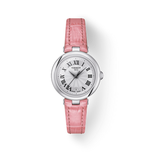  Tissot Watch T1260101601301 For Women - Analog Display, Leather Band - Pink 