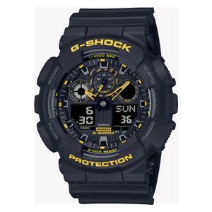  Casio G-SHOCK GA-100CY-1ADR Rugged Elegance – Men's Black Digital and Analog Watch 