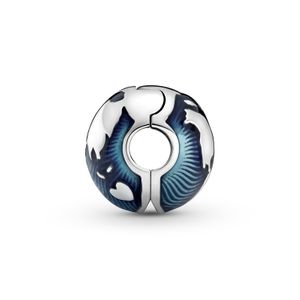 Pandora Earth  Shape Medal - Blue