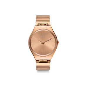  Swatch Watch SYXG101GG For Unisex - Analog Display, Stainless Steel Band - Bronze 