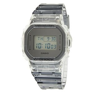  Casio Watch DW-5600SK-1DR For Men - Digital Display, Resin Band - Gray 
