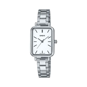 Casio Watch LTP-V009D-7EUDF For Women - Analog Display, Stainless Steel Band - Silver
