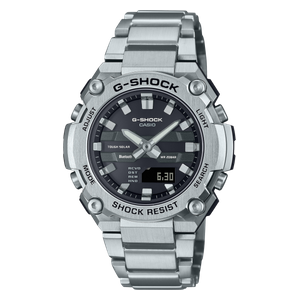  ساعة كاسيو للرجال - عرض بعقارب, سوار من ستانلس ستيل - سلفر 