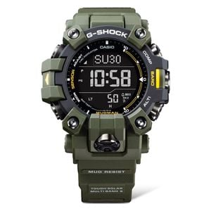  ساعة كاسيو للرجال GW-9500-3DR - عرض بعقارب, سوار من راتنج - زيتوني 