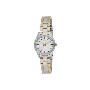 Casio Watch LTP-V005SG-7AUDF For Women - Analog Display, Stainless Steel Band - Silver