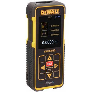  جهاز قياس المسافة الرقمي ديوالت - DW03050-XJ- اصفر 