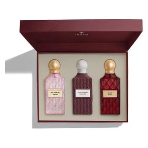  Maroon Diamond Collection By Ibraheem Al.Qurashi For Unisex - Eau de Parfum , 3 x 75 ml 
