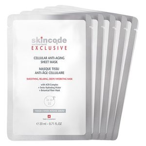  Exclusive Cellular Anti Aging Sheet Mask 20 ml x 5 PCS - Skincode 