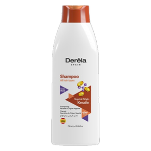  Derela Spain Vegetal Origin Keratin Shampoo - 750 ml 