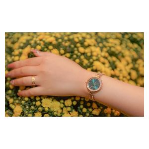 JULIUS Watch JA-1285C For Women - Analog Display, Stainless Steel Band - Rose
