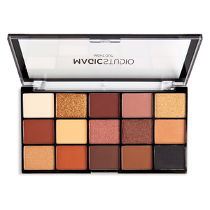  Magic Studio Eyeshadow Palette - Matte and Shimmer, Brown 