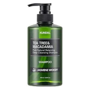  Kundal Jasmine Woody Tea Tree & Macadamia Deep Cleansing Shampoo - 500ml 