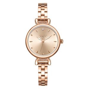  JULIUS Watch For Women - Analog Display, Stainless Steel Band - Gold 