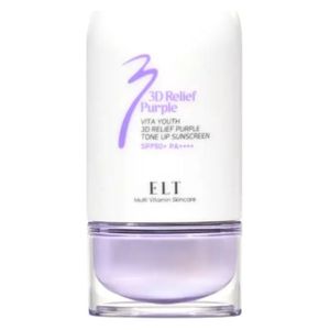  ELT Vita Youth 3D Relief Purple Tone-Up Sunscreen SPF50+ PA++++ - 50 ml 