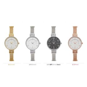 JULIUS Watch JA-805 For Women - Analog Display, copper steel Band - Rose