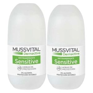  Mussvital Dermactive Sensitive Roll-On Deodorant - 2 pieces - 75ml 