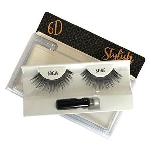 Dr. Aal Natural Hair False Lashes In Jogja 6D Style with Adhesive Set