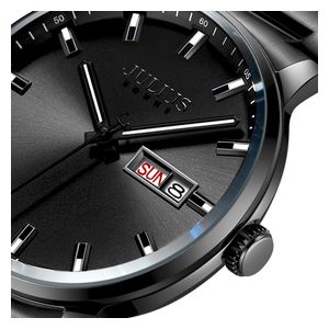  JULIUS Watch For Men - Analog Display, Stainless Steel Band 