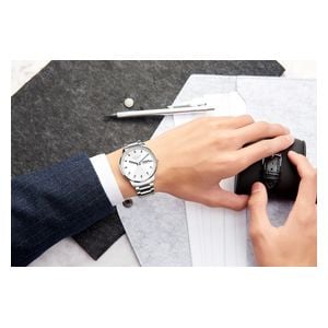  JULIUS Watch For Men - Analog Display, Stainless Steel Band 