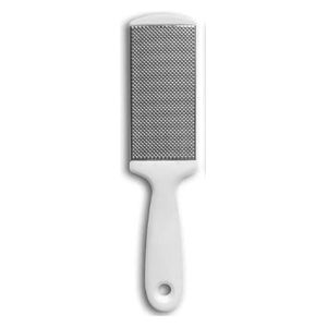  LOOX Dual-Sided Foot Scrubber - Stainless Steel & Soft Surface, Silver 