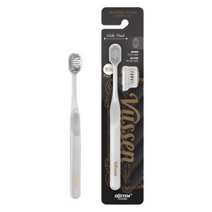  Vussen Double-Wide Toothbrush - White 