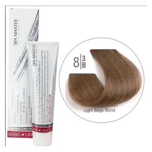  Spa Master Hair Colour Cream - Light Biege Blond + Oxygen - 30 Vol 
