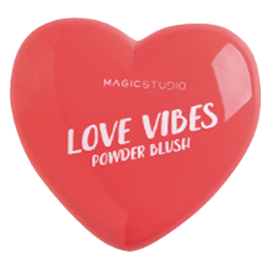  Magic Studio Love Vibes Powder Blusher - Heart-Shaped Compact 