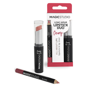  Magic Studio Creamy Lipstick & Lip Liner Duo - Long-wear - 2 pieces 