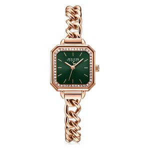 JULIUS Watch For Women - Analog Display, Stainless Steel Band - Gold