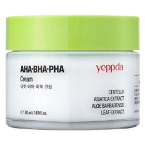  يبدا AHA BHA PHA كريم أحماض التقشير الثلاثي - يجدد البشرة ويحسن ملمسها, 50 مل 