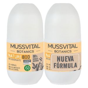  Mussvital Botanics Deo Nature Deodorant Roll-On - 2 pieces - 75ml 