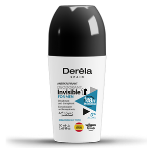  Derela Spain Invisible Roll-on Deodorant for Men - 50 ml 