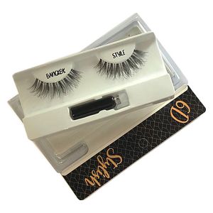 Dr. Aal Natural Hair False Lashes In Bangkok 6D Style with Adhesive Set