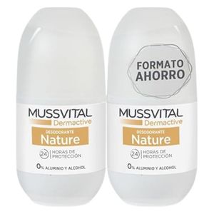  Mussvital Dermactive Nature 24 Hour Roll-On Deodorant - 2 pieces - 75ml 