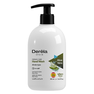  Derela Spain Dermo Care Hand Wash - Aloe Vera, 500 ml 