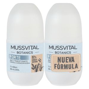  Mussvital Botanics Forte Roll-On Deodorant - 2 pieces - 75ml 