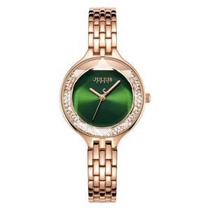  JULIUS Watch For Women - Analog Display, Stainless Steel Band - Gold 