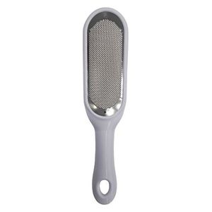  LOOX Foot File, Long Ergonomic Handle - Silver 
