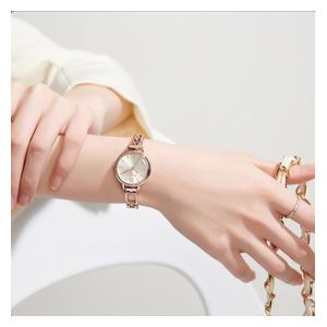 JULIUS Watch JA-1290 For Women - Analog Display, Stainless Steel Band - Rose