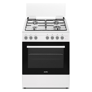  Simfer F7402ZGRW - 4 Burners - Gas Cooker - White 